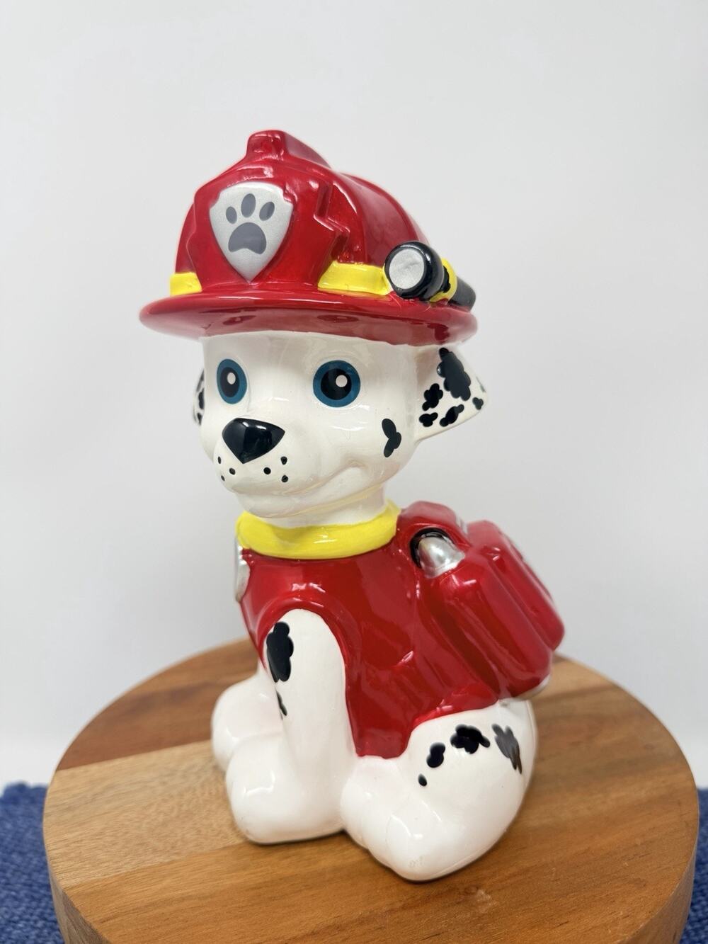 FAB Nickelodeon 2015 Paw Patrol Marshall Piggy Ceramic Figurine Coin Bank
